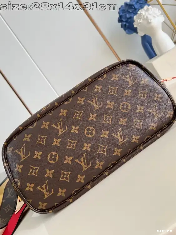 Out Inside Vuitton Bandoulière Louis Neverfull MM-31*28*14cm 0703